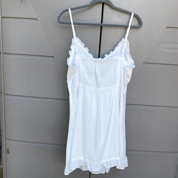 Superdown Women's New White Charlee Frill Cami Dress Size Xl - Picture 8 of 11